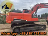 2024 Doosan DX225LCA crawler excavator side view
