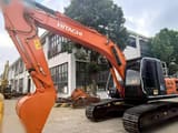 2019 Hitachi Zaxis 210E crawler excavator, side view