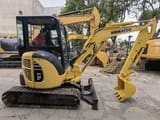 2023 Komatsu PC35 MR mini excavator, side view