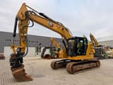 2021 Caterpillar 325-07B crawler excavator, side profile view