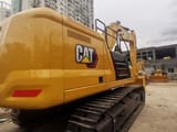 2020 Caterpillar 336 crawler excavator, rear three-quarter view
