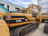 2015 Caterpillar 320BL crawler excavator, rear three-quarter view