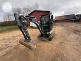 2017 Schaeff TC 22 mini excavator, front three-quarter view