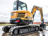2024 Sany SY50U crawler excavator, rear three-quarter view