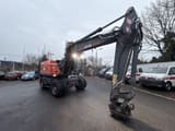 2021 Atlas 190W wheel excavator, front three-quarter view