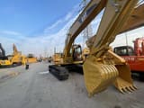 2022 Caterpillar 320B crawler excavator, front three-quarter view