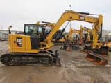 2019 Caterpillar 308 CR mini excavator side view