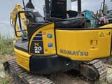 2022 Komatsu PC20MR-3 mini excavator rear view