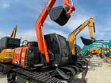 2025 Hitachi ZX70 mini excavator, side view
