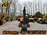 2022 Volvo EC55D mini excavator, front view