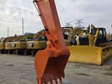 2021 Hitachi ZX250 crawler excavator bucket and boom close-up