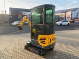 Berger Kraus BK950KS mini excavator, rear three-quarter view
