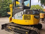 2023 Komatsu PC78US mini excavator rear three-quarter view