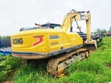 2025 XCMG XE205GA crawler excavator rear three-quarter view