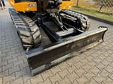 2024 JCB 86C-2 mini excavator front blade view