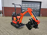 2026 Kubota U10-5 mini excavator, three-quarter front view