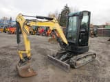 2016 Yanmar VIO25-4 mini excavator, side view