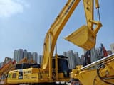 2022 Komatsu PC400-8 crawler excavator, side view