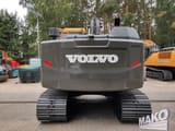 2018 Volvo EC140EL crawler excavator, rear view