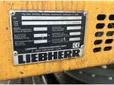 Liebherr A904 C HD 2009 identification plate