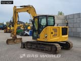 2019 Caterpillar 308 mini excavator, rear three-quarter view
