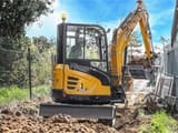 2023 Sany SY26U crawler excavator, rear three-quarter view