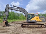2017 Volvo EC300EL crawler excavator, side profile view