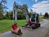 2022 Takeuchi TB290-2 mini excavator, side view