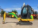 2017 JCB 8018 mini excavator, side view