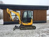 2017 JCB 8030 ZTS mini excavator, side view