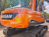 2024 Doosan DX225LCA crawler excavator rear three-quarter view