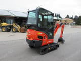 2022 Kubota KX016-4 mini excavator, rear three-quarter view