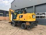 2015 Caterpillar MH3022 material handler, rear three-quarter view