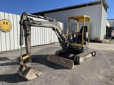 2005 Volvo ECR38 mini excavator, side view