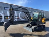 2019 Volvo EC55D mini excavator, side profile view