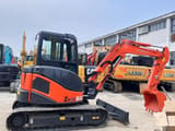 2024 Hitachi Zaxis 50 mini excavator, side view