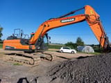 2021 Doosan DX225LC-5 crawler excavator side view