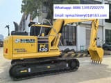 2024 Komatsu PC130 crawler excavator, side view