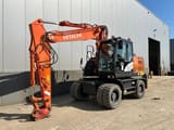 2015 Hitachi ZX140W-5 wheel excavator, side profile view