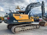 2023 Hyundai HX220AL crawler excavator, rear three-quarter view