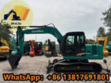 2023 Sunward SWE90E mini excavator, side view