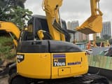 2023 Komatsu PC78US crawler excavator rear three-quarter view