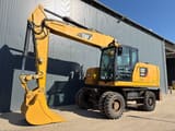 2014 Caterpillar M320F wheel excavator, side profile view