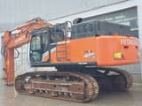 2021 Hitachi ZX490 LCH-7 crawler excavator, rear three-quarter view