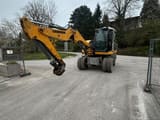 2018 Liebherr A910 COMPACT LITRONIC wheel excavator, front three-quarter view