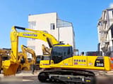 2022 Komatsu PC350-7 crawler excavator, side view