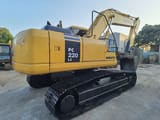 2020 Komatsu PC220LC crawler excavator, rear three-quarter view