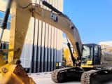 2021 Caterpillar 350 crawler excavator, side view