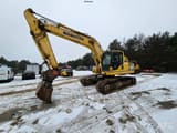 2011 Komatsu PC210LC-8 crawler excavator, side view