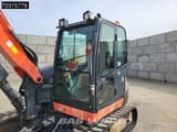2014 Kubota KX080-4 mini excavator cab view